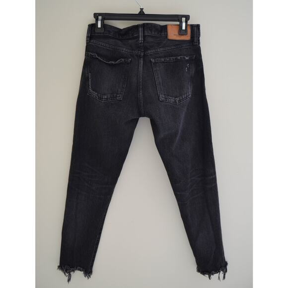 Moussy Jeans Vintage Staley Tapered Rigid Black Size 26 - Picture 6 of 6